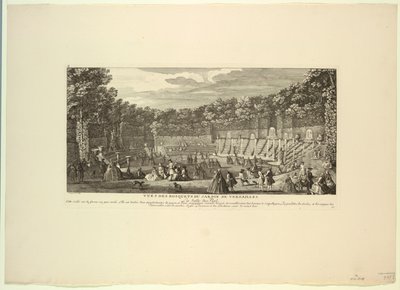 Versailles, Groves of the Garden, de balzaal door Unknown artist