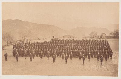 4e Gurkha (Geweer) Regiment op parade door Unknown photographer