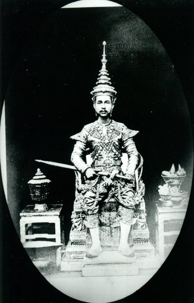 Koning Chulalongkorn, c.1880 door Unknown photographer