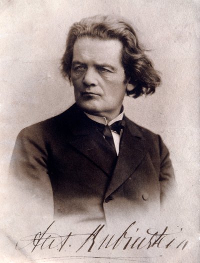 Portret van Anton Rubinstein door Unknown photographer