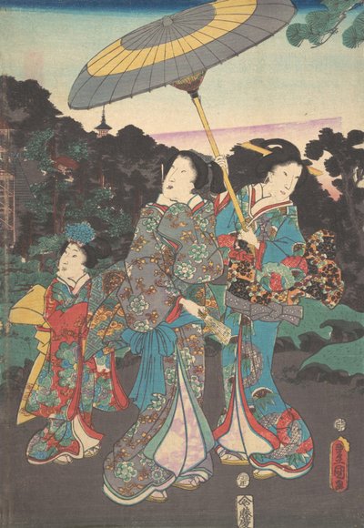 Afdruk door Utagawa Kunisada