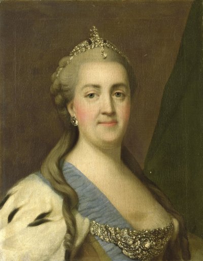 Catharina II (1729-96), keizerin van Rusland door Vigilius Erichsen