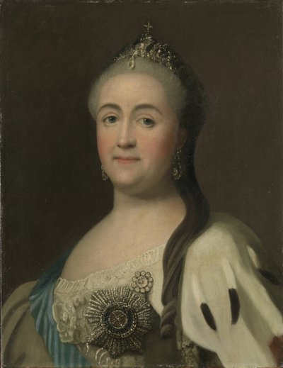 Portret van keizerin Catharina II 1729-1796 door Vigilius Erichsen