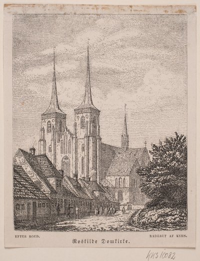 Roskilde Domkerk door Vilhelm Kyhn