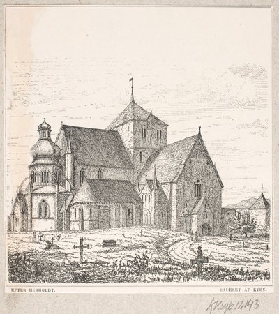 Trondhjem domkirke door Vilhelm Kyhn