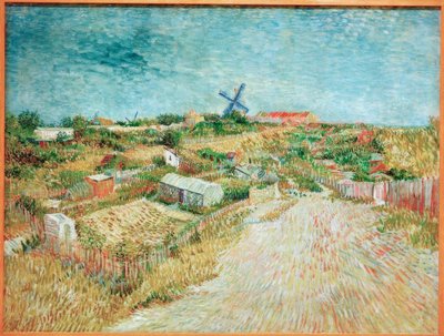 Groentetuinen op de Butte Montmartre door Vincent van Gogh