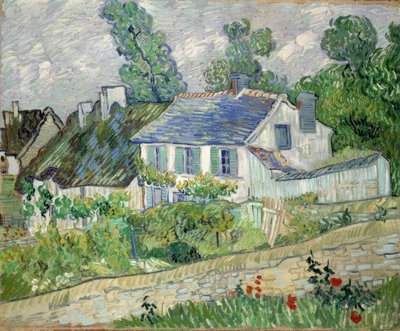 Huizen in Auvers door Vincent van Gogh