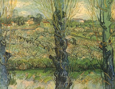 Uitzicht op Arles, 1889, 1947 door Vincent van Gogh