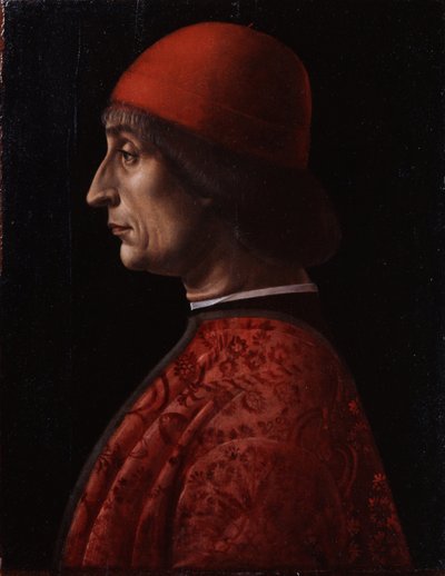 Portret van Giovanni Francesco Brivio door Vincenzo Foppa