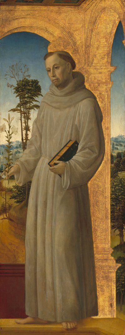 Sint Antonius van Padua, ca. 1495-1500 door Vincenzo Foppa