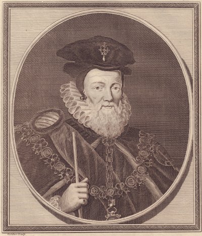 Portret van William Cecil door John Ward Dunsmore