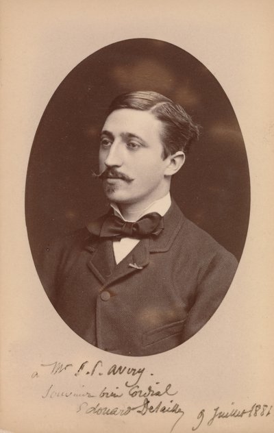 Édouard Detaille, 1870s door Walery Frères