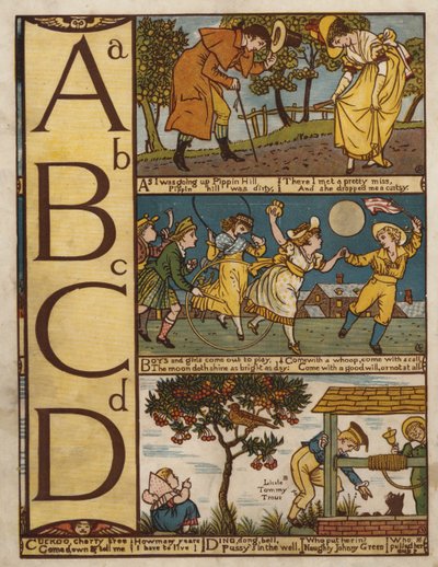 Alfabet door Walter Crane