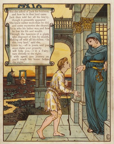 Jack en de Bonenstaak door Walter Crane