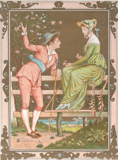 Valentijn, 1876 door Walter Crane