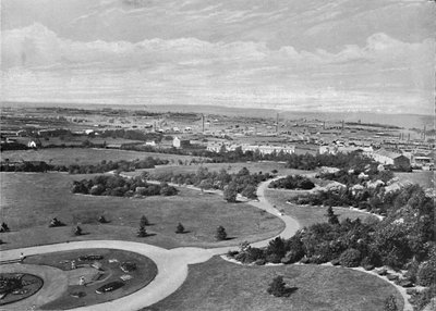 Barnsley Park en stad door Warner Gothard