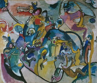 Allerheiligen II, 1911 door Wassily Kandinsky