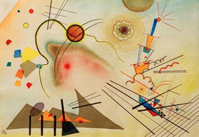 Aquarel nr. 606 door Wassily Kandinsky