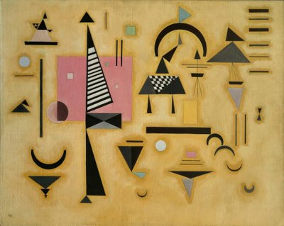 Beslissend Roze door Wassily Kandinsky