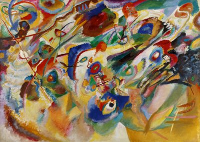 Ontwerp 2 voor Compositie VII door Wassily Kandinsky