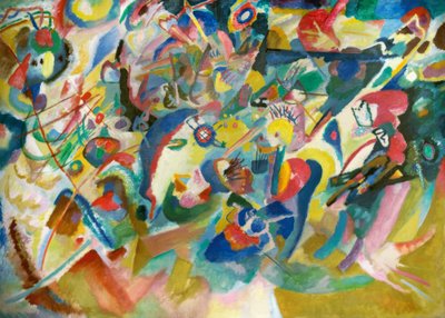 Ontwerp 3 voor compositie VII door Wassily Kandinsky