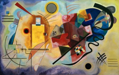 Geel - Rood - Blauw door Wassily Kandinsky