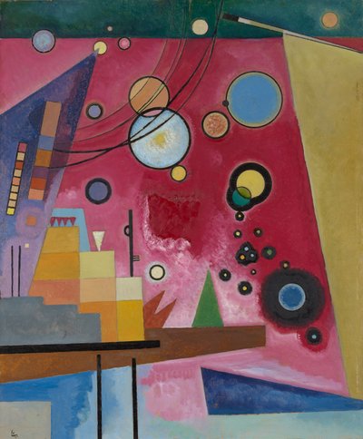 Zwaar Rood door Wassily Kandinsky