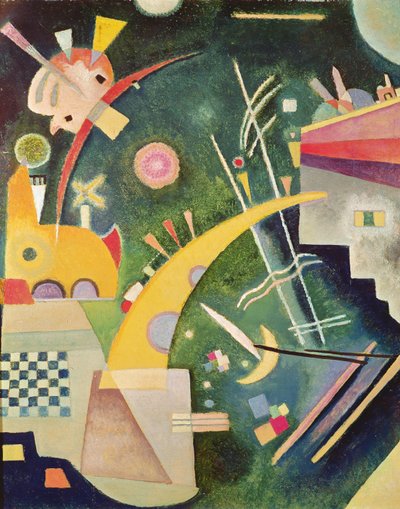 Hornvorm, 1924 door Wassily Kandinsky