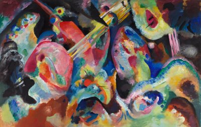 Improvisatie Zondvloed door Wassily Kandinsky