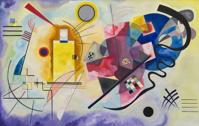 Geel Rood Blauw door Wassily Kandinsky