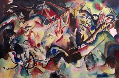 Compositie VI door Wassily Kandinsky