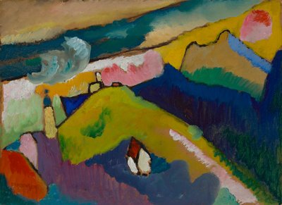 Murnau – Berglandschap met Kerk door Wassily Kandinsky