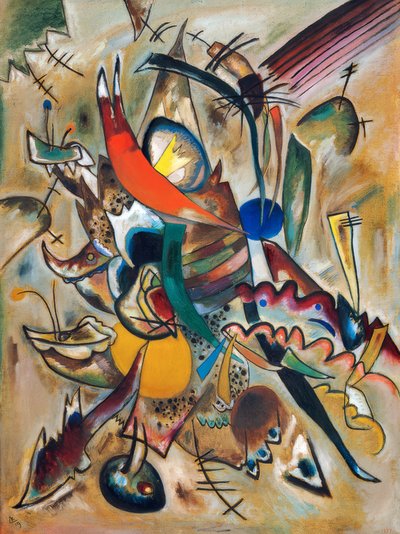 Schilderij met Punten door Wassily Kandinsky