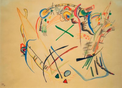 Schets door Wassily Kandinsky