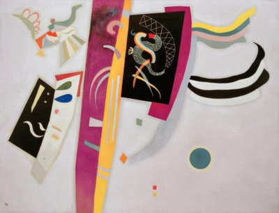 Violet-Oranje door Wassily Kandinsky