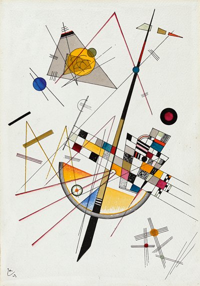 Zachte Spanning Nr. 85, 1923 door Wassily Kandinsky