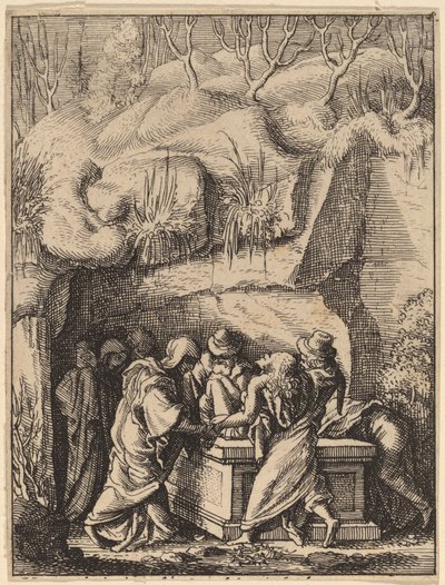 De Graflegging door Wenceslaus Hollar