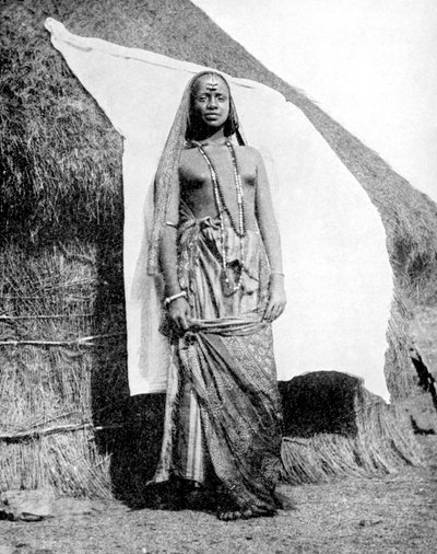 Een Abessijnse Ethiopische vrouw, 1936 door Wide World Photos