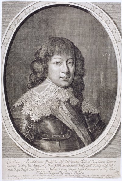 Janusz Radziwill (1612-55) door Willem Hondius