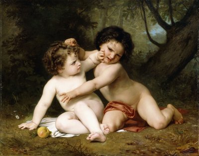 Het Gevecht, 1864 door William Adolphe Bouguereau