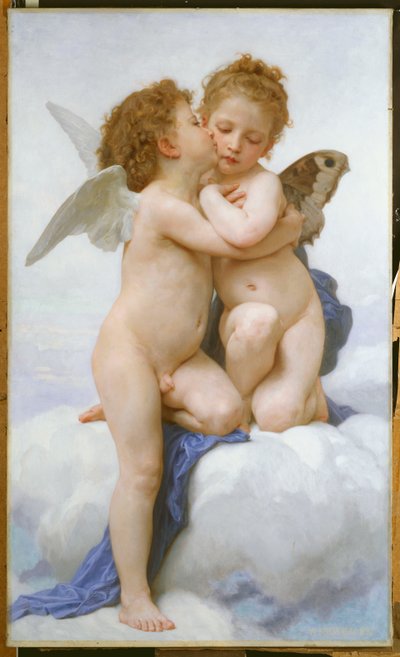 De Eerste Kus door William Adolphe Bouguereau