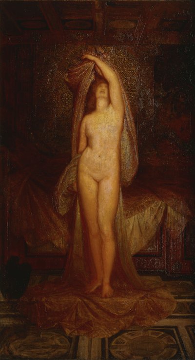 Een allegorische vrouwelijke figuur door William Blake Richmond