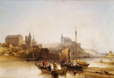 Blois aan de Loire, 1840 door William Callow