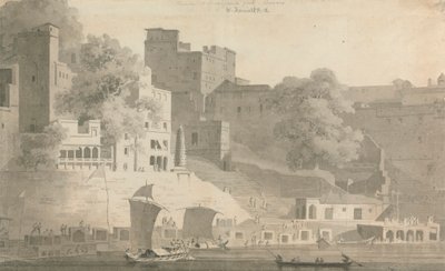 Bramha en Nursingdara Ghat, Varanasi door William Daniell