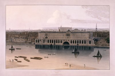 Somerset House, Londen, 1804 door William Daniell