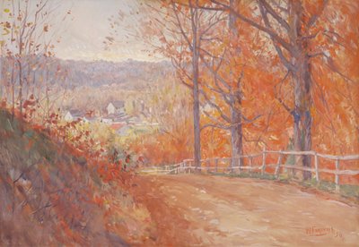 Weg in de herfst door William Forsyth