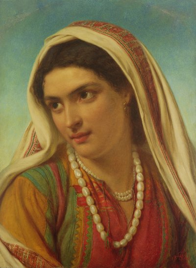 Een Arabisch Meisje, 1866 door William Gale