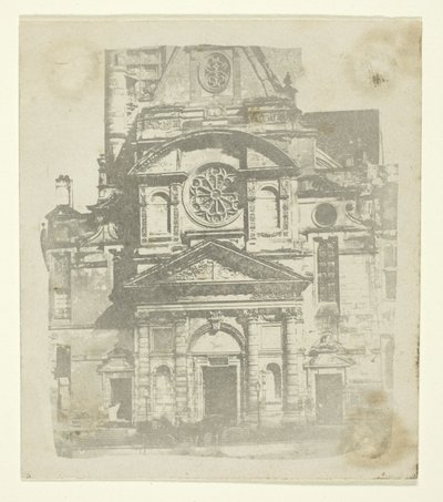 St. Etienne du Mont, gevel door William Henry Fox Talbot