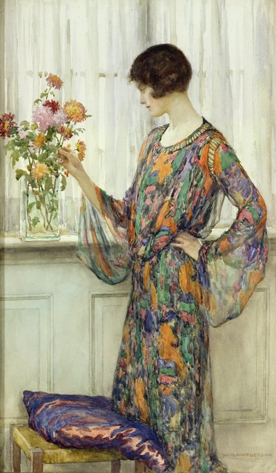 Bloemen Schikken door William Henry Margetson