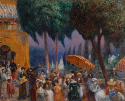 Zondag aan de Marne door William James Glackens